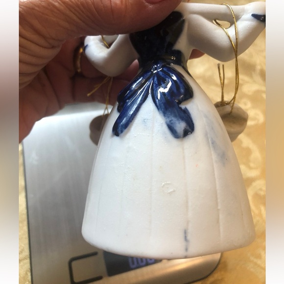 Porcelain Dutch Milk Maid Water Girl Figurine Bell - Picture 4 of 9